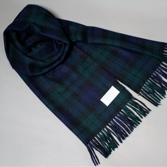 100% Lambswool Scarf Made in Scotland - Picture 4 of 5